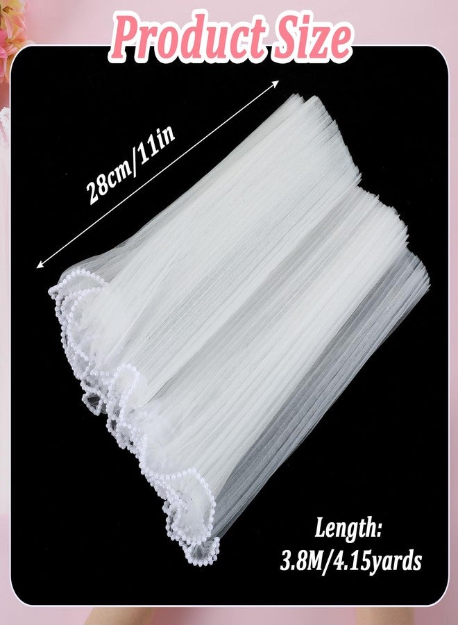 Quilax 4.16 Yards flower Bouquet Wrapping Paper, Pearl Edge Flower Wrapping Paper, Wrinkled Translucent Floral Papers for Wedding Christmas DIY Crafts Gift Packaging Bouquet Accessories - Image 2